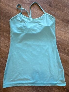lululemon athletica Light Aqua Strappy Camisole